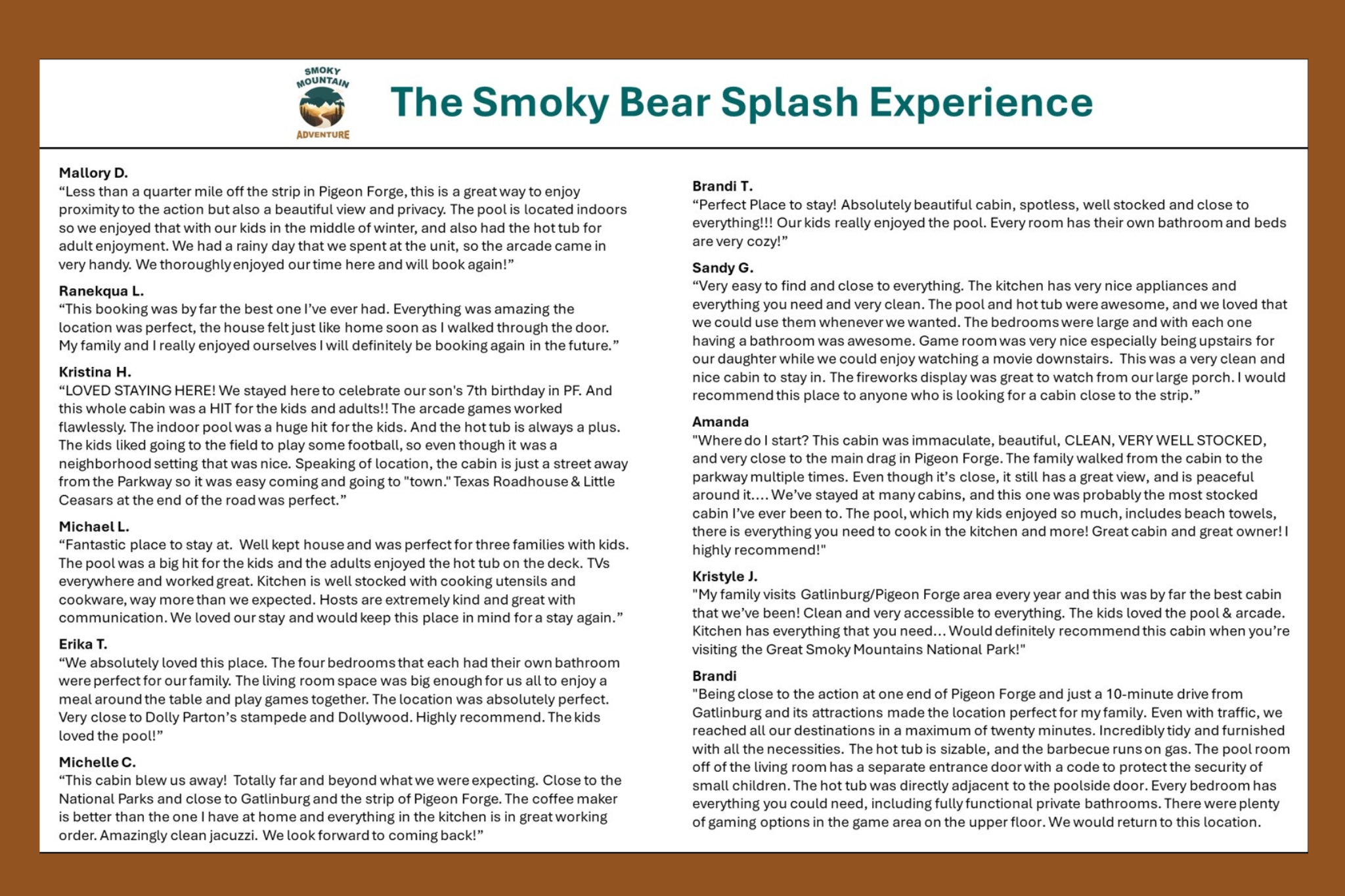Smoky Bear Splash 10 - The Smoky Bear Experience Angelique Gunderson