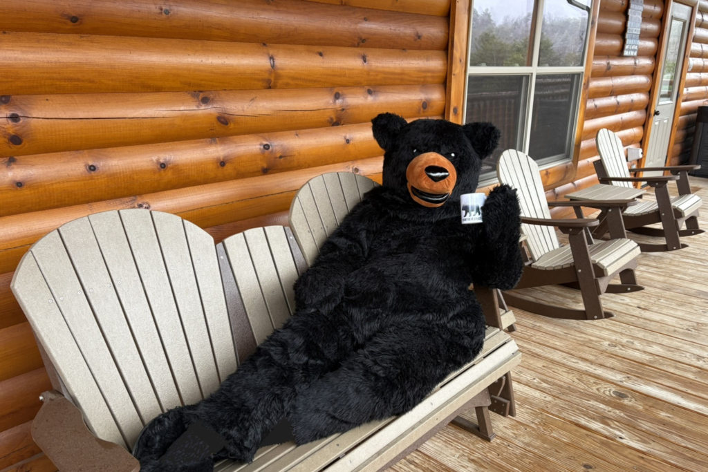 Smoky Bear Splash 39 - Enjoy Your Java on the Porch Angelique Gunderson
