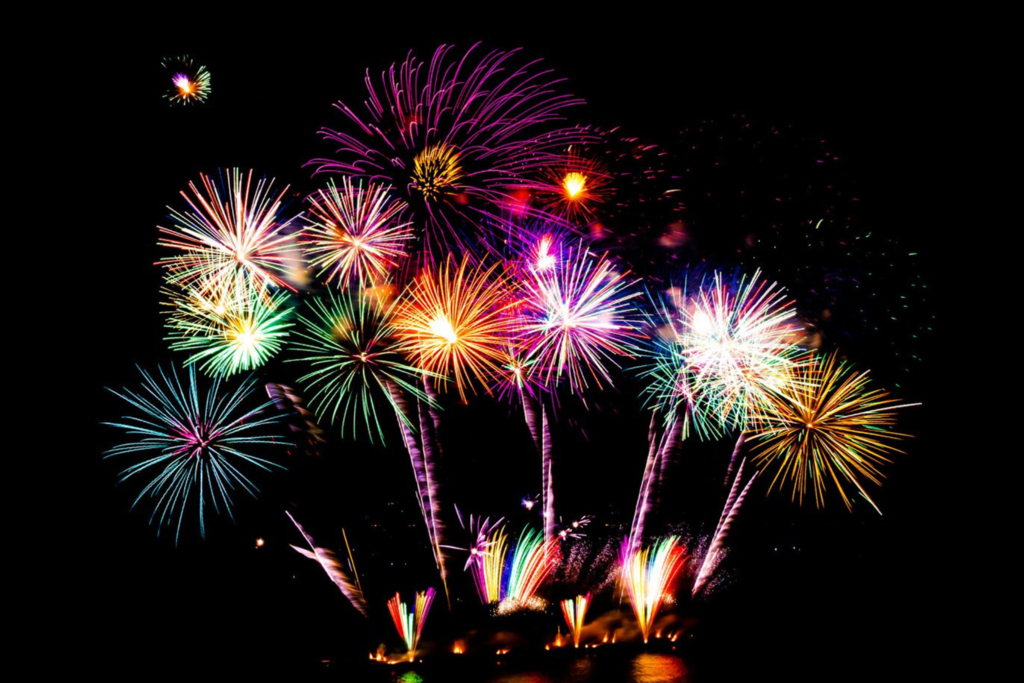Smoky Bear Splash 4 - Best Ever 4th of July Fireworks Views from Porch Angelique Gunderson